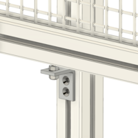 55-040-1 MODULAR SOLUTIONS DOOR PART<br>SLIDING DOOR BASE GUIDE